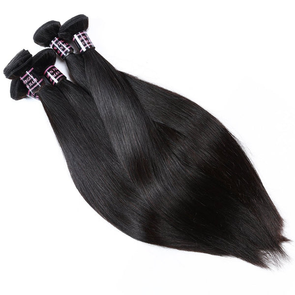 Easy Hair Brazilian Virgin Hair Straight Human Hair Weave 4pcs/Lot - Easy Hair
