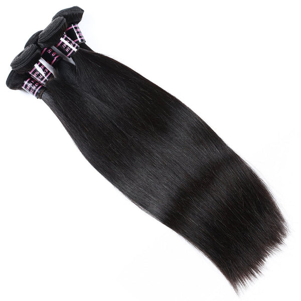 Easy Hair Malaysian Hair Straight Hair 100% unprocessed Virgin Human Hair 4 Bundles - Easy Hair