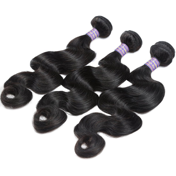 Easy Hair 10A Unprocessed Virgin Human Hair Indian Body Wave 3 Bundles - Easy Hair