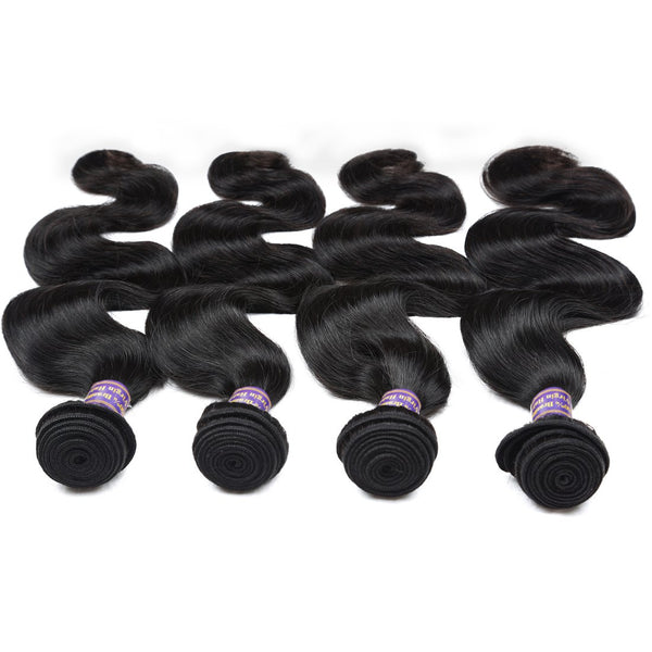 Easy Hair 10A Grade High Quality Unprocessed Brazilian Body Wave 4 Bundles Human Hair - Easy Hair