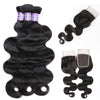 Easy Hair 10A Peruvian Virgin Hair Body Wave 4 Bundles With Closure Unprocessed Human Hair Bundles