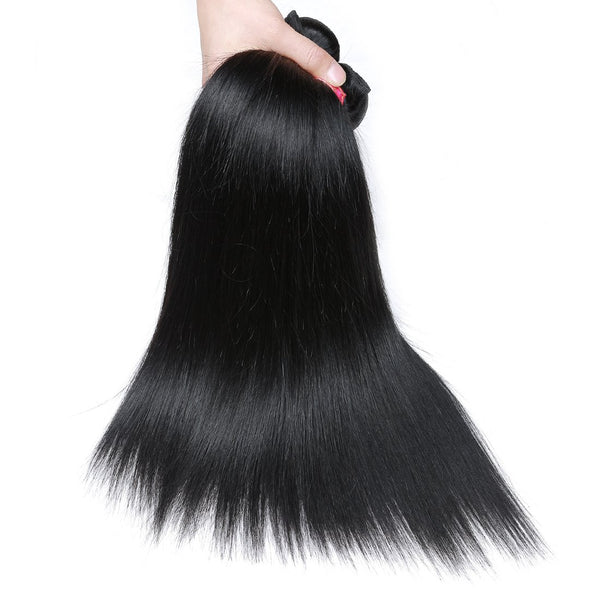 Easy Hair Brazilian Virgin Straight Hair 3 Bundles Unprocessed Human Hair Weave - Easy Hair