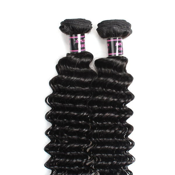 Easy Hair Indian Deep Wave Bundle Deals 3pcs/lot Extensions - Easy Hair