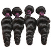 Funmi Hair 4 Bundles Malaysian Loose Wave Hair Unprocessed Virgin Human Hair 4 Bundles
