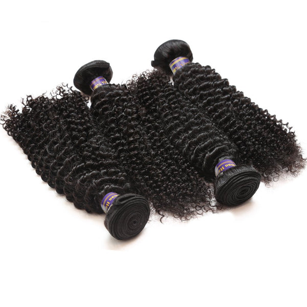 Easy Hair Malaysian Kinky Curly Virgin Hair Unprocessed Human Hair 4pcs/lot - Easy Hair