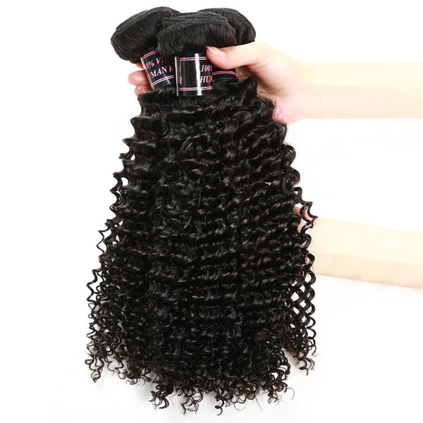 Easy Hair Hot Sell Peruvian Virgin Curly Human Hair Extensions 3pcs/lot - Easy Hair