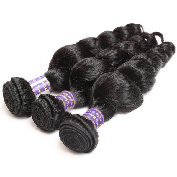 Easy Hair 10A Grade High Quality Loose Wave Peruvian Virgin Hair 3 Bundles - Easy Hair