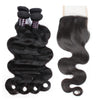 Funmi Hair 4 Bundles With Closure Indian Body Wave Weave Human Hair 4 Bundles With Lace Closure