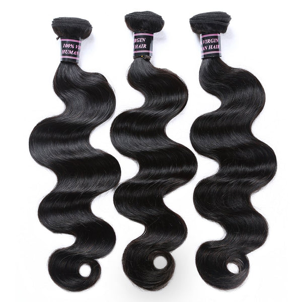 Easy Hair Indian Body Wave Human Hair Bundles 3pcs/Lot Good Human Hair Weave - Easy Hair