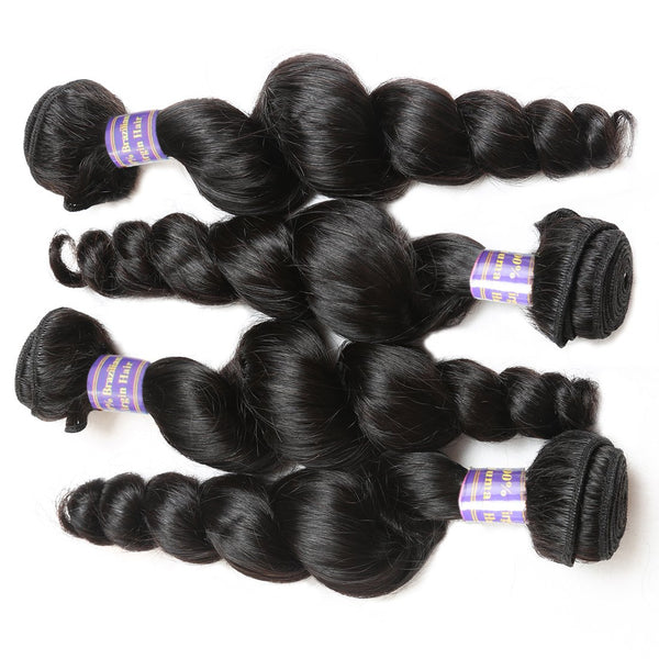 Easy Hair 10A High Quality 100% Unprocessed Virgin Indian Human Hair Loose Wave 4 Bundles - Easy Hair