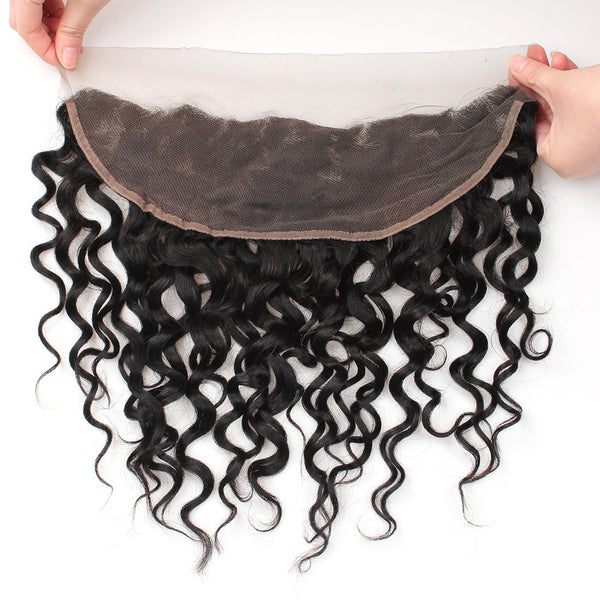 Easy Hair Malaysian Water Wave Virgin Human Hair 13x4 Ear to Ear Lace Closure - Easy Hair