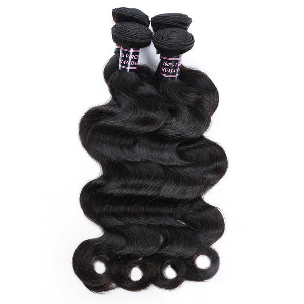 Easy Hair Brazilian Body Wave Hair 3 Bundles Unprocessed Human Hair Weave - Easy Hair