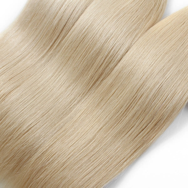Easy Hair Blonde Hair Brazilian Straight Hair 3 Bundles 613 Color - Easy Hair
