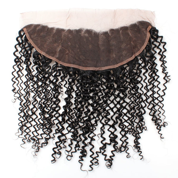 Easy Hair Peruvian Curly Virgin Human Hair 13X4 Lace Frontal Closure 1pc/lot - Easy Hair