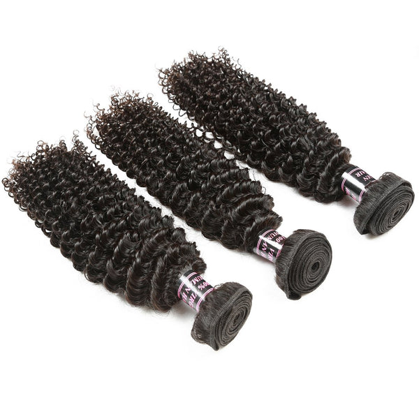 Easy Hair Hot Sell Peruvian Virgin Curly Human Hair Extensions 3pcs/lot - Easy Hair