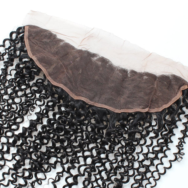 Easy Hair 10A Kinky Curly Malaysian Virgin Hair 4 Bundles With 13x4 Lace Frontal - Easy Hair