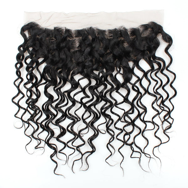 Easy Hair Malaysian Water Wave Virgin Human Hair 13x4 Ear to Ear Lace Closure - Easy Hair