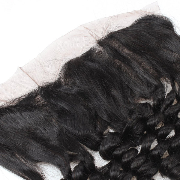 Easy Hair 10A Loose Wave Brazilian Virgin Hair 4 Bundles With 13x4 Lace Frontal Closure - Easy Hair