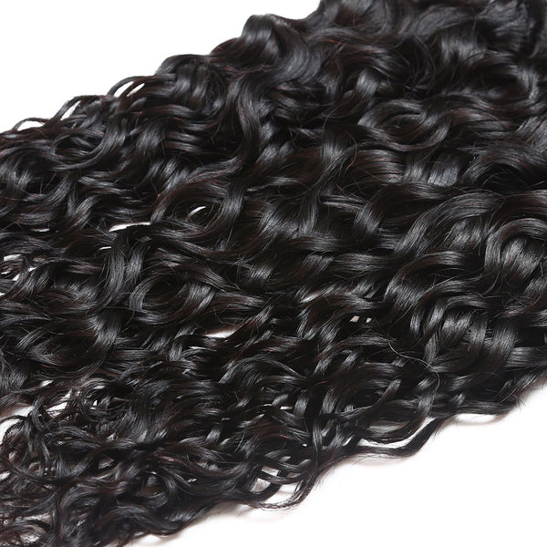 Easy Hair Indian Water Wave Hair 4 Bundles With Lace Closure - Easy Hair