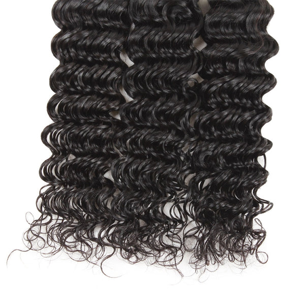 Easy Hair Brazilian Virgin Deep Wave Hair Bundles 4pcs/lot - Easy Hair