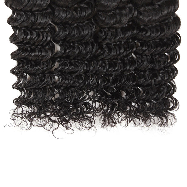 Easy Hair Indian Deep Wave Virgin Hair Deep Wave Human Hair 4 Bundles - Easy Hair