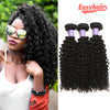 Easy Hair 10A Grade Brazilian Virgin Human Hair Kinky Curly Virgin Hair 3 Bundles