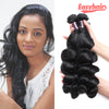 Easy Hair Indian Virgin Hair Loose Wave Human Hair Bundles 3pcs/Lot