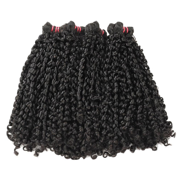 Double Drawn Virigin Hair Bouncy Curls 3Bundles Pack Funmi Virgin Hair Bosh Curls