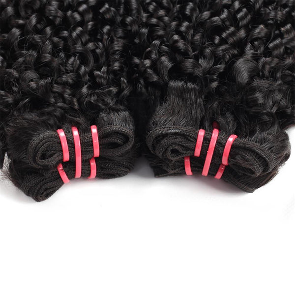Double Drawn Virigin Hair Bouncy Curls 3Bundles Pack Funmi Virgin Hair Bosh Curls
