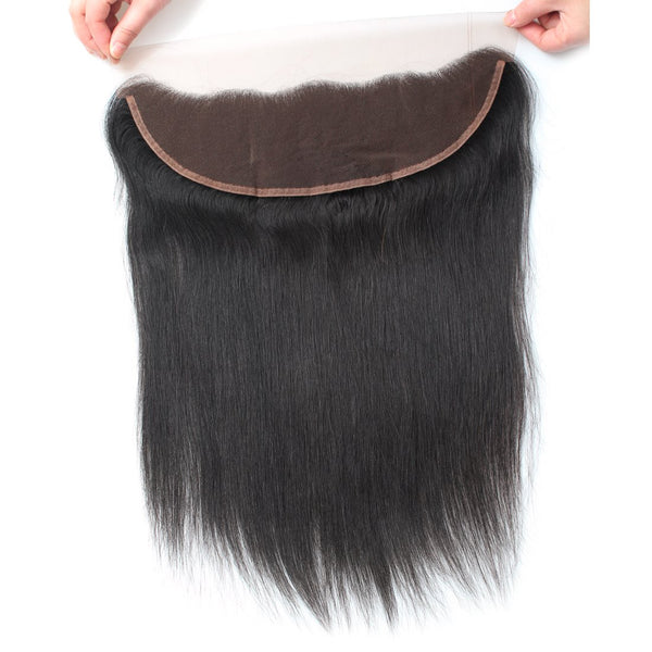 Easy Hair Virgin Human Hair 10A Indian Straight Hair 4 Bundles With 13*4 Lace Frontal Closure - Easy Hair