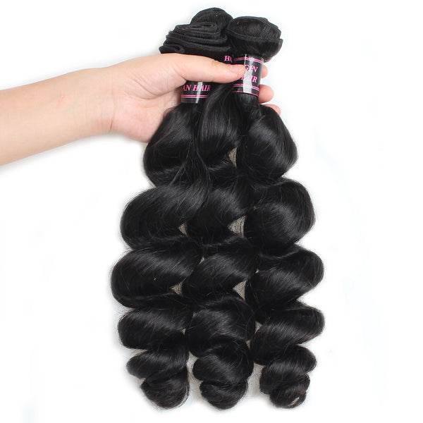 Easy Hair Peruvian Virgin Hair Loose Wave Unprocessed Extensions 3pcs/lot - Easy Hair