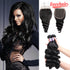 Easy Hair 10A Unprocessed Peruvian Loose Wave Human Hair 3 Bundles With Lace Closure - Easy Hair