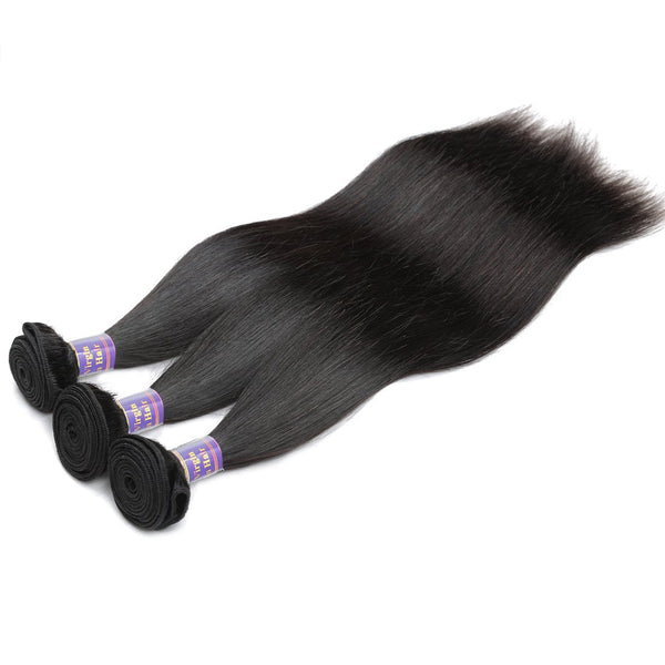 Easy Hair 10A High Quality Peruvian Virgin Hair Straight 3 Bundles Human Hair Extensions - Easy Hair