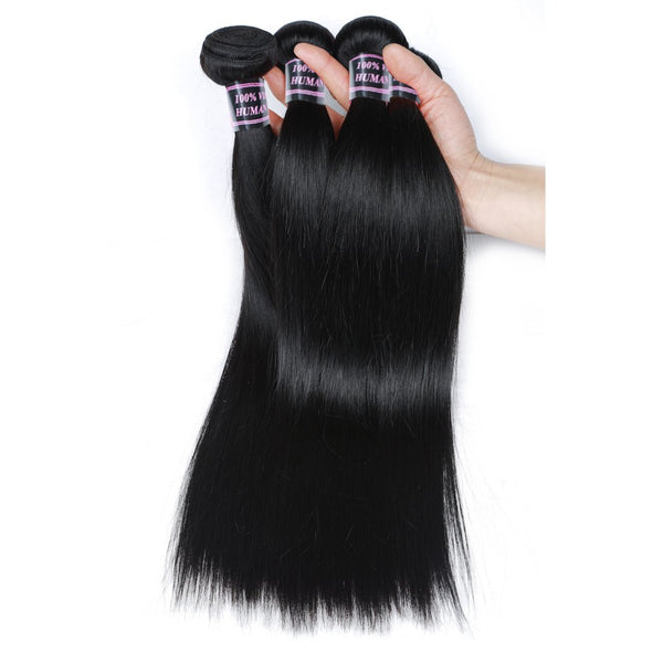 Easy Hair Indian Straight Weave Hair Bundles Human Hair 3pcs/lots - Easy Hair