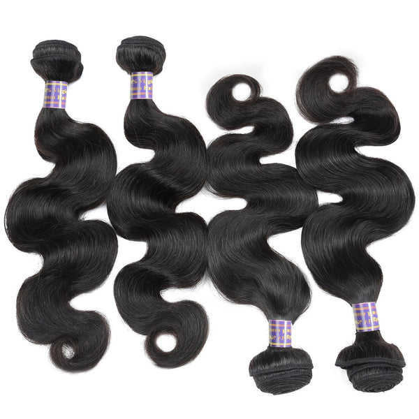 Easy Hair 10A Grade Unprocessed Virgin Human Hair Malaysian Body Wave 4 Bundles - Easy Hair