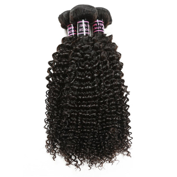Easy Hair Best Indian Virgin Curly Human Hair Weave 3 Bundles - Easy Hair