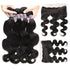 Easy Hair 10A Body Wave Peruvian Virgin Hair 4 Bundles with 13x4 Lace Frontals Closure - Easy Hair