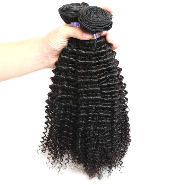 Easy Hair 10A Grade Peruvian Unprocessed Virgin Kinky Curly 3 Bundles Human Hair Weave - Easy Hair