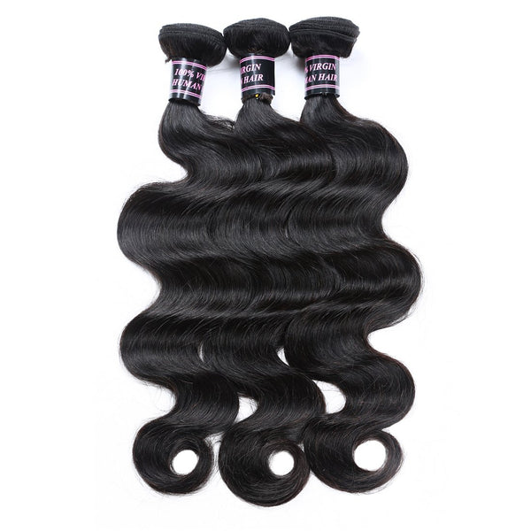 Easy Hair Indian Body Wave Human Hair Bundles 3pcs/Lot Good Human Hair Weave - Easy Hair