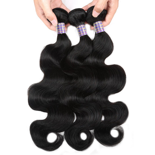 Easy Hair 10A Grade Brazilian Virgin Hair Body Wave 3 Bundles Unprocessed Human Hair Weave - Easy Hair