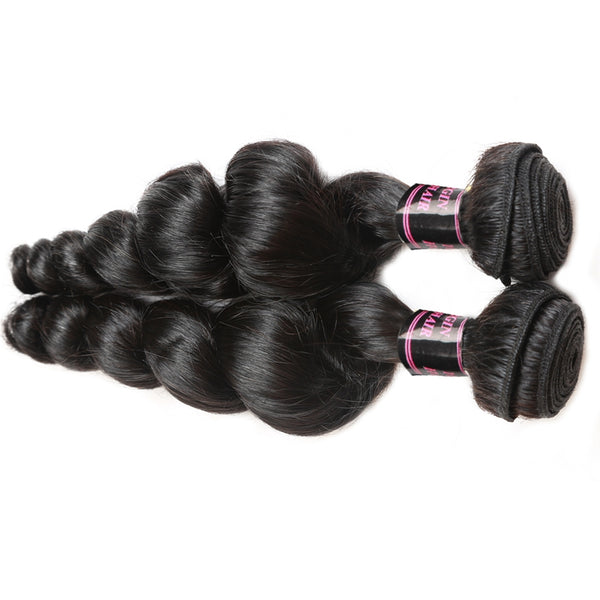 Easy Hair Indian Virgin Hair Loose Wave Human Hair Bundles 3pcs/Lot - Easy Hair