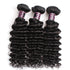 Easy Hair Malaysian Deep Wave 3 Bundles Virgin Human Hair Extensions Natural Color - Easy Hair
