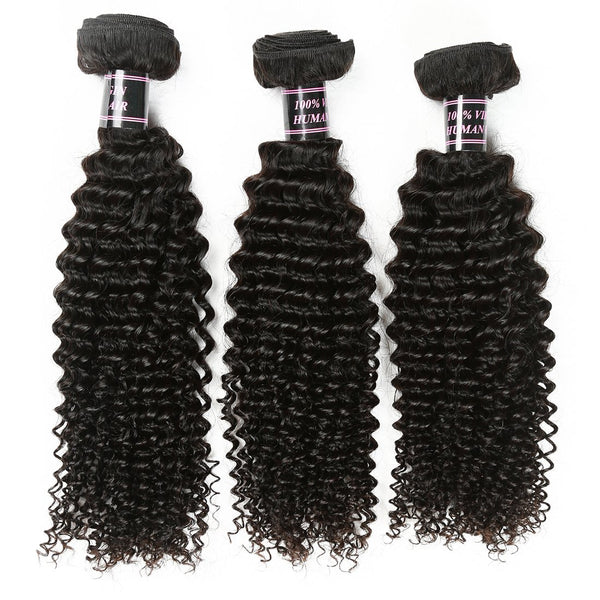 Easy Hair Hot Sell Peruvian Virgin Curly Human Hair Extensions 3pcs/lot - Easy Hair