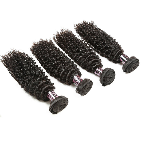 Easy Hair Hot Selling Peruvian Curly Hair Curly Human Hair Extensions 4pcs/lot - Easy Hair