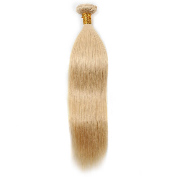 Easy Hair Blonde Hair Brazilian Straight Hair 3 Bundles 613 Color - Easy Hair