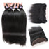 Easy Hair Virgin Human Hair 10A Indian Straight Hair 4 Bundles With 13*4 Lace Frontal Closure - Easy Hair