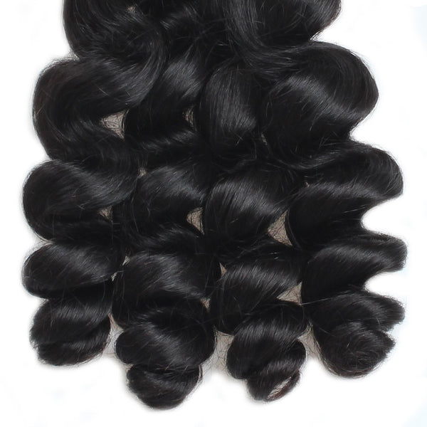 Easy Hair Affordable Loose Wave Hair Indian Human Virgin Hair 4 Bundles - Easy Hair