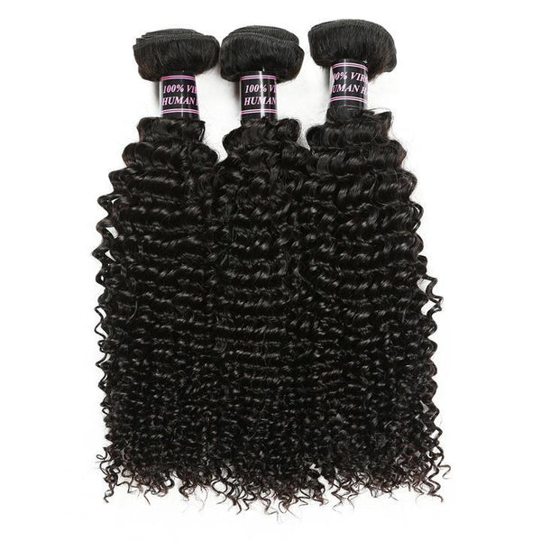 Easy Hair Hot Sell Peruvian Virgin Curly Human Hair Extensions 3pcs/lot - Easy Hair