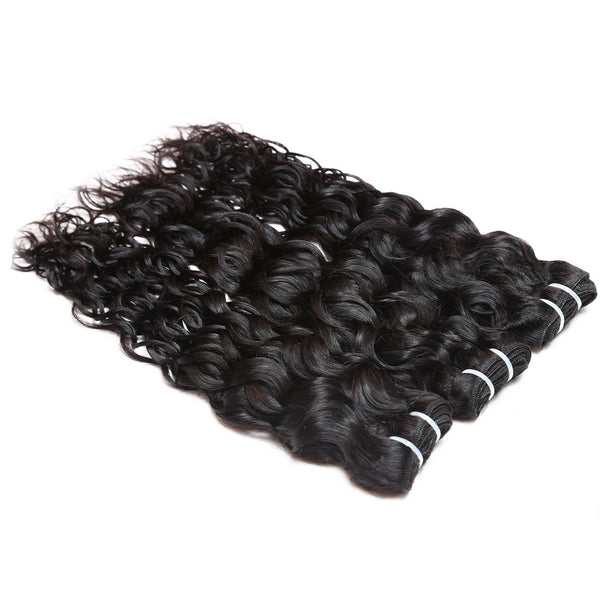 Easy Hair Virgin Human Hair Water Wave Peruvian Hair 4 Bundles - Easy Hair