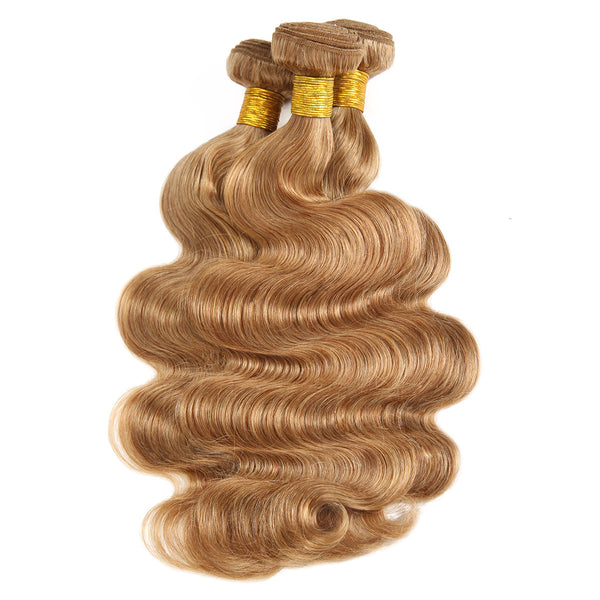 Easy Hair Body Wave Virgin Brazilian Human Hair 3 Bundles Ombre 30# Human Hair Weave - Easy Hair